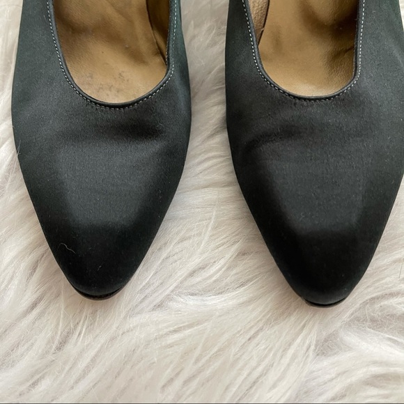 YSL black Satin Pumps size 7.5 - Picture 8 of 13